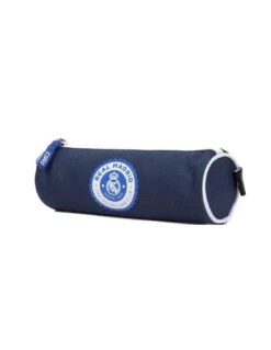 Trousse Football Real Madrid -Scolaires Fournitures Magasin trousse ronde real madrid bleu 21 cm 1