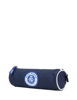 Trousse Football Real Madrid -Scolaires Fournitures Magasin trousse ronde real madrid bleu 21 cm 2