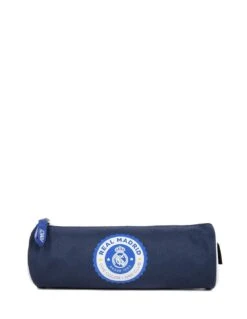 Trousse Football Real Madrid -Scolaires Fournitures Magasin trousse ronde real madrid bleu 21 cm 3
