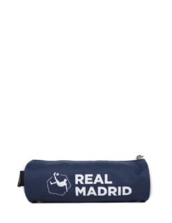 Trousse Football Real Madrid -Scolaires Fournitures Magasin trousse ronde real madrid bleu 21 cm 4