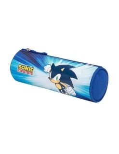 Trousse Ronde SONIC Bleu -Scolaires Fournitures Magasin trousse ronde sonic 2