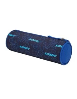 Trousse Ronde SONIC Bleu -Scolaires Fournitures Magasin trousse ronde sonic 4