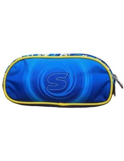 Trousse Sonic Bleu 2 Compartiments 24 Cm -Scolaires Fournitures Magasin trousse scolaire sonic l herisson bleu 2