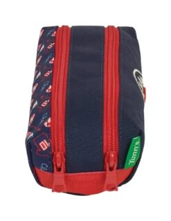 Trousse Tann's Alban Foot Double Compartiments -Scolaires Fournitures Magasin trousse tann s alban foot 2 compartiments 1