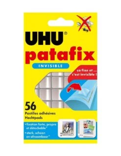 UHU® UHU Etui De 56 Pastilles Patafix Adhésives Invisibles