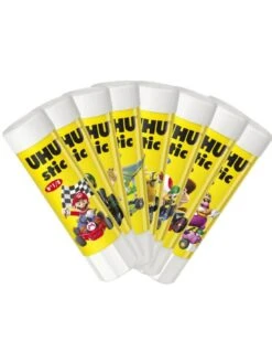 UHU® UHU Lot De 8 Sticks De Colle 8,2 Gr Mario Kart Edition Limitée